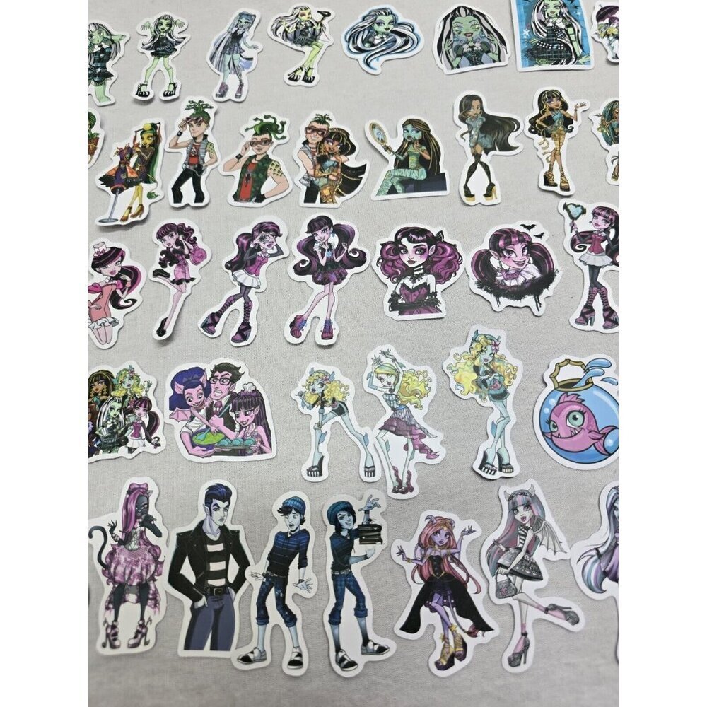 MONSTER HIGH Assorted Sticker Lot- 70 PCS- NEW - Picture 7 of 13